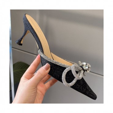 Mach & Mach 2021 Women's Silk High Heel Sandal - 마하앤마하 2021 여성용 실크 하이힐 샌들,Size(225
