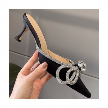 Mach & Mach 2021 Women's Silk High Heel Sandal - 마하앤마하 2021 여성용 실크 하이힐 샌들,Size(225