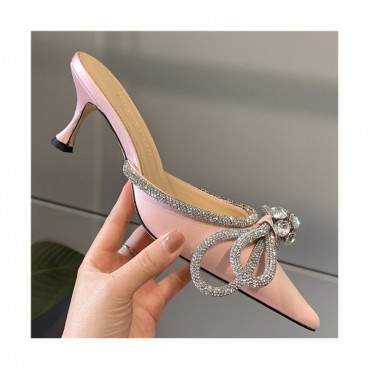 Mach & Mach 2021 Women's Silk High Heel Sandal - 마하앤마하 2021 여성용 실크 하이힐 샌들,Size(225