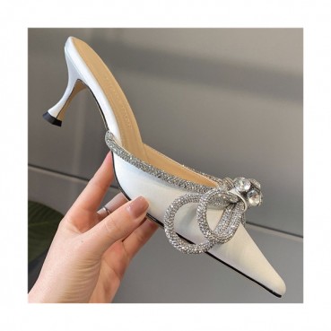 Mach & Mach 2021 Women's Silk High Heel Sandal - 마하앤마하 2021 여성용 실크 하이힐 샌들,Size(225