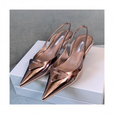Prada 2021 Women's Leather Sandal - 프라다 2021 여서용 레더 샌들,Size(225