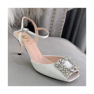 Roger Vivier 2021 Women's Silk High Heel Sandal - 로저비비에 2021 여성용 실크 하이힐 샌들,Size(225