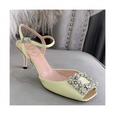 Roger Vivier 2021 Women's Silk High Heel Sandal - 로저비비에 2021 여성용 실크 하이힐 샌들,Size(225