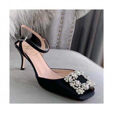 Roger Vivier 2021 Women's Silk High Heel Sandal - 로저비비에 2021 여성용 실크 하이힐 샌들,Size(225