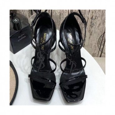 Saint Laurent 2021 Women's Leather High Heel Sandal - 입생로랑 2021 여성용 하이힐 샌들,Size(225