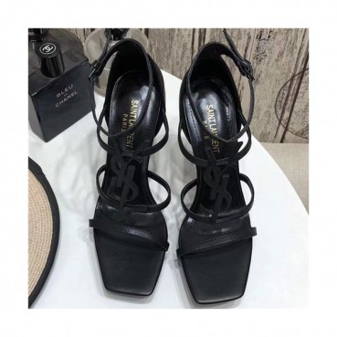 Saint Laurent 2021 Women's Leather High Heel Sandal - 입생로랑 2021 여성용 하이힐 샌들,Size(225