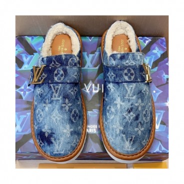 Louis Vuitton 2020 Men's Wool Slipper - 루이비통 2020 남성용 울 슬리퍼,Size(240