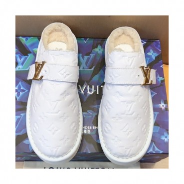 Louis Vuitton 2020 Men's Wool Slipper - 루이비통 2020 남성용 울 슬리퍼,Size(240