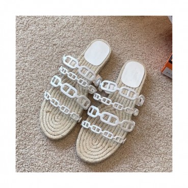 Hermes 2020 Women's Leather Slipper - 에르메스 2020 여성용 레더 슬리퍼 ,   HERS0347, Size(225