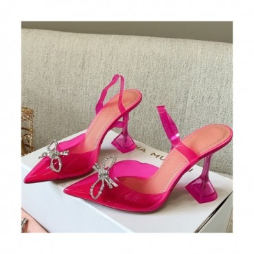 Amina Muaddi 2020 Women's High Heel Sandal - 아미나 무아디 2020 여성용 하이힐 샌들， AMS0003, Size(225