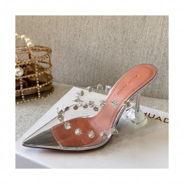 Amina Muaddi 2020 Women's High Heel Sandal - 아미나 무아디 2020 여성용 하이힐 샌들， AMS0001, Size(225