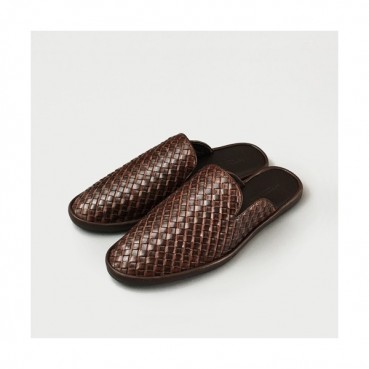 [업 신상]Bottega Veneta 2020 Mens Leather Slipper -  보테가베네타 2020 남성용 레더 슬리퍼 BVS0150,Size(240 