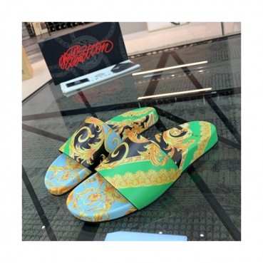 Versace  2020 Mens Leather Slipper  - 베르사체 2020 남성용 레더 슬리퍼 VERS0464,Size(240 