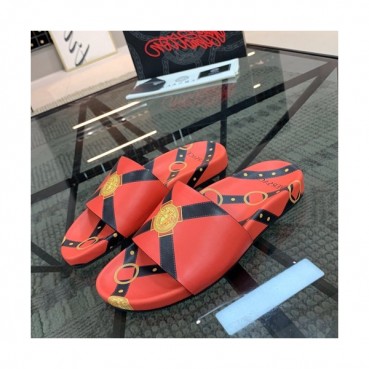 Versace  2020 Mens Leather Slipper  - 베르사체 2020 남성용 레더 슬리퍼 VERS0463,Size(240 