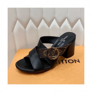 Louis Vuitton 2019 Ladies Leather Slipper - 루이비통 2019 여성용 레더 슬리퍼 LOUS0272.Size(225 