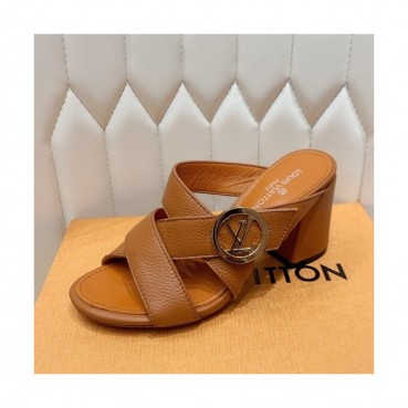 Louis Vuitton 2019 Ladies Leather Slipper - 루이비통 2019 여성용 레더 슬리퍼 LOUS0270.Size(225 