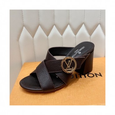 Louis Vuitton 2019 Ladies Leather Slipper - 루이비통 2019 여성용 레더 슬리퍼 LOUS0269.Size(225 