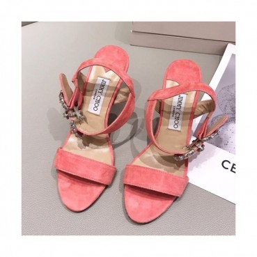 Jimmy Choo 2019 Ladies Suede High Heel Sandal - 지미츄 2019 여성용 스웨이드 하이힐 샌들, JIMS0071.Size(225 
