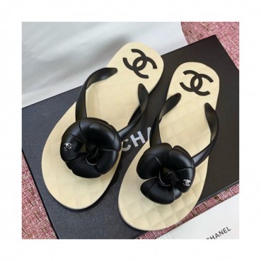 Chanel 2019 Ladies Leather Slipper - 샤넬 2019 여성용 레더 슬리퍼 CHAS0408.Size(225 