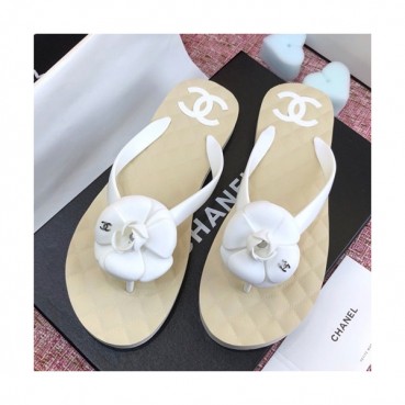Chanel 2019 Ladies Leather Slipper - 샤넬 2019 여성용 레더 슬리퍼 CHAS0406.Size(225 