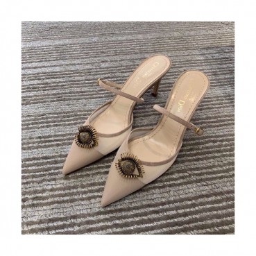 Dior 2019 Ladies Middle Heel Slipper - 디올 2019 여성용 미들힐 슬리퍼 DIOS0093,Size(225
