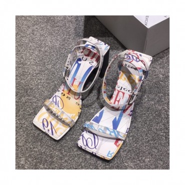 Balenciaga 2019 Ladies High Heel Sandal - 발렌시아가 2019 여성용 하이힐 샌들 BALS0050.Size(225 