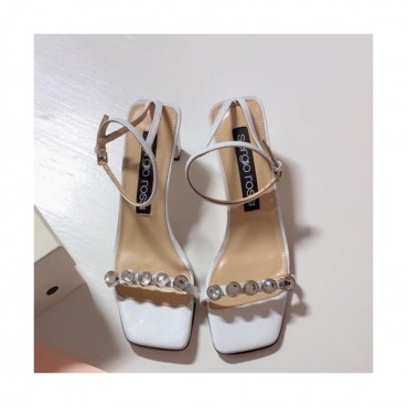 Sergio Rossi  2019 Ladies Middle Heel Sandal- 세르지오 로시 2019 여성용 미들힐 샌들 SERS0005.Size(225 