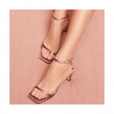 Sergio Rossi  2019 Ladies Middle Heel Sandal- 세르지오 로시 2019 여성용 미들힐 샌들 SERS0003.Size(225 