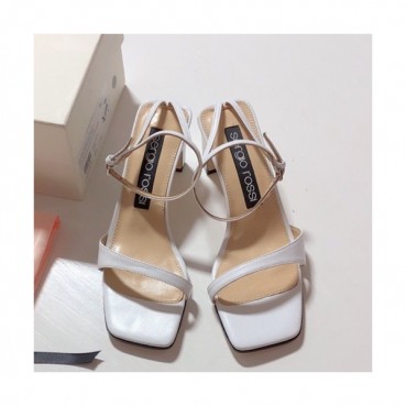 Sergio Rossi  2019 Ladies Middle Heel Sandal- 세르지오 로시 2019 여성용 미들힐 샌들 SERS0002.Size(225 
