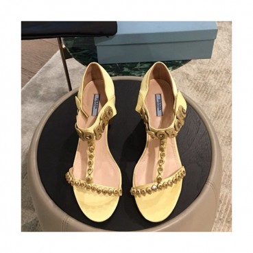 Prada 2019 Ladies Middle Heel Sandal - 프라다 2019 여성용 미들힐 샌들 PRAS0147.Size(225 