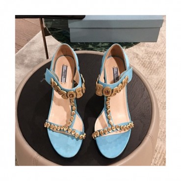 Prada 2019 Ladies Middle Heel Sandal - 프라다 2019 여성용 미들힐 샌들 PRAS0146.Size(225 