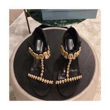 Prada 2019 Ladies Middle Heel Sandal - 프라다 2019 여성용 미들힐 샌들 PRAS0145.Size(225 