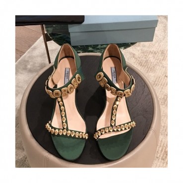 Prada 2019 Ladies Middle Heel Sandal - 프라다 2019 여성용 미들힐 샌들 PRAS0143.Size(225 