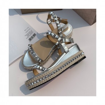 Christian Loubutin 2019 Leather Sandal - 크리스챤 루부탱 2019 여성용 레더 샌들,CLS0033.Size (225 