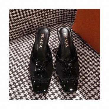 Prada 2019 Ladies Middle Heel Slipper - 프라다 2019 여성용 미들힐 슬리퍼 PRAS0137.Size(225 