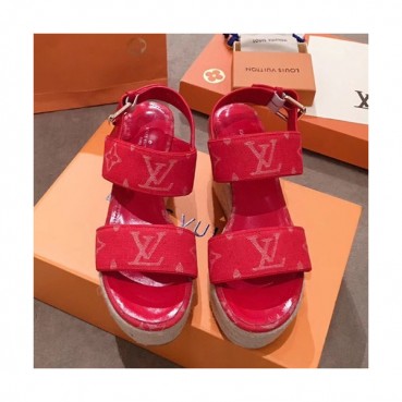 Louis Vuitton 2019 Ladies Wedge Sandal - 루이비통 2019 여성용 웨지 샌들 LOUS0243,Size(225 