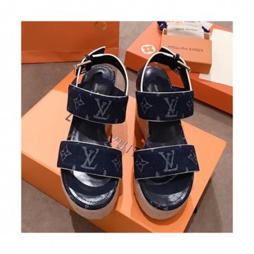 Louis Vuitton 2019 Ladies Wedge Sandal - 루이비통 2019 여성용 웨지 샌들 LOUS0241,Size(225 