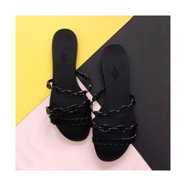 Hermes 2019 Ladies PVC Slipper - 에르메스 2019 여성용 PVC 슬리퍼 HERS0214,Size(225 