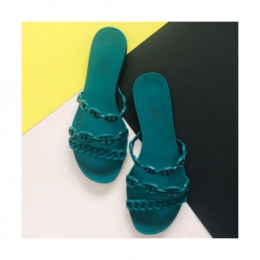 Hermes 2019 Ladies PVC Slipper - 에르메스 2019 여성용 PVC 슬리퍼 HERS0212,Size(225 