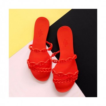 Hermes 2019 Ladies PVC Slipper - 에르메스 2019 여성용 PVC 슬리퍼 HERS0211,Size(225 