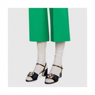 Gucci 2019 Ladies Leather High Heel Sandal - 구찌 2019 여성용 레더 하이힐 샌들, GUCS0238.Size(225 