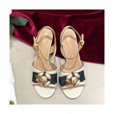 Gucci 2019 Ladies Leather High Heel Sandal - 구찌 2019 여성용 레더 하이힐 샌들, GUCS0237.Size(225 