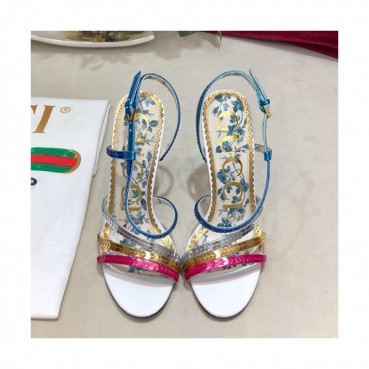Gucci 2019 Ladies Leather High Heel Sandal - 구찌 2019 여성용 레더 하이힐 샌들, GUCS0233.Size(225 