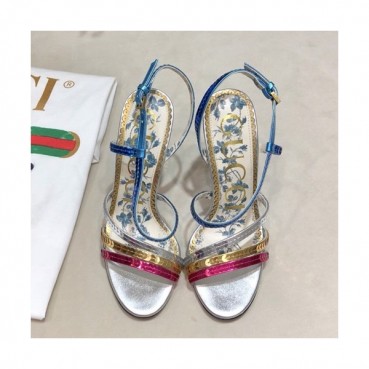 Gucci 2019 Ladies Leather High Heel Sandal - 구찌 2019 여성용 레더 하이힐 샌들, GUCS0232.Size(225 