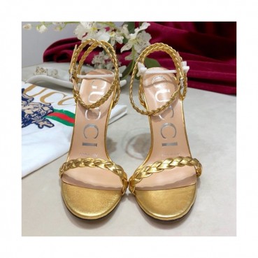 Gucci 2019 Ladies Leather High Heel Sandal - 구찌 2019 여성용 레더 하이힐 샌들, GUCS0226.Size(225 