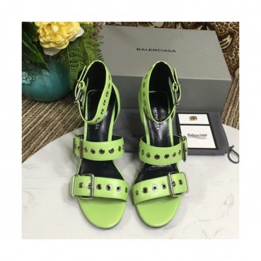 Balenciaga 2019 Ladies Leather High Heel Sandal  - 발렌시아가 2019 여성용 레더 하이힐 샌들 BALS0035.Size(225 