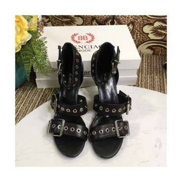Balenciaga 2019 Ladies Leather High Heel Sandal - 발렌시아가 2019 여성용 레더 하이힐 샌들  BALS0034.Size(225 