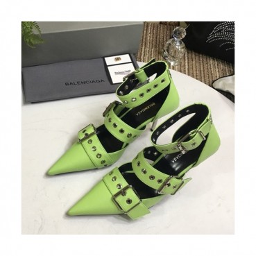 Balenciaga 2019 Ladies Leather High Heel Sandal Slingback - 발렌시아가 2019 여성용 레더 하이힐 샌들 슬링백 BALS0031.Size(225 