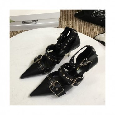 Balenciaga 2019 Ladies Leather High Heel Sandal Slingback - 발렌시아가 2019 여성용 레더 하이힐 샌들 슬링백 BALS0030.Size(225 