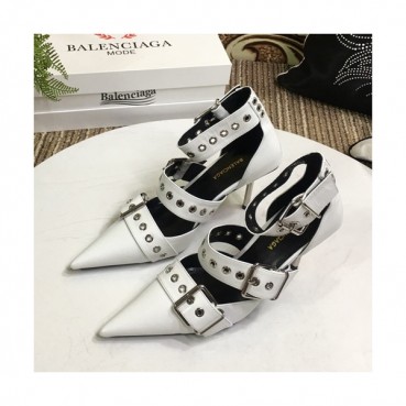 Balenciaga 2019 Ladies Leather High Heel Sandal Slingback - 발렌시아가 2019 여성용 레더 하이힐 샌들 슬링백 BALS0029.Size(225 